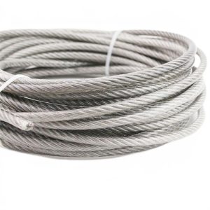 Plastic coated stainless steel wire rope
